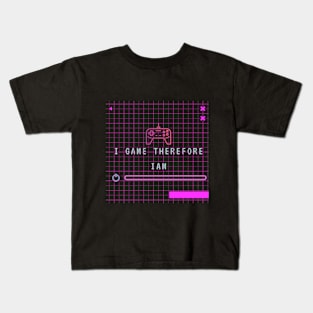 I GAME THEREFORE I AM Kids T-Shirt